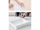 Dish and Lid Drainer Rack, White