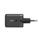 Joyroom JR-TG8 GaN 45W USB-C un USB-A tīkla lādētājs, melns