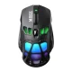 Bezvadu datorspele pele ONIKUMA DM09, 24 000 DPI, 2.4 GHz / BT / USB-C, melna