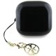 Guess Glossy Effect Printed Classic Logo & Charm TWS headphones - black