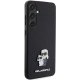 Karl Lagerfeld Samsung Galaxy S24 Plus Case Saffiano KC Pin, Black