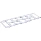 Marcato Ravioli Tablet Ravioli Tray with Rolling Pin, Red