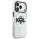 Karl Lagerfeld IML Karl Sketch Logo MagSafe vāciņš iPhone 17 Pro, Caurspīdīgs
