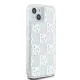 DKNY чехол для iPhone 15 / 14 / 13 Liquid Glitter Multilogo, белый