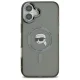 Karl Lagerfeld iPhone 16 vāciņš IML Metal Karl Head MagSafe, melns
