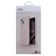 Apple iPhone 13 6,1\" Uniq Etui Lino Hue Case Cover, Pink | Telefona Maciņš Vāks Apvalks Bampers