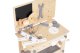 ECOTOYS Wooden Kids Workbench with Tools Playset