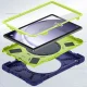 Samsung Galaxy Tab A9+ Plus (SM-X210, X215, X216B) Tech-Protect X-Armor Hard Case Cover, Navy Blue and Green |...