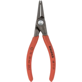 KNIPEX 48 11 J1 Precision Circlip Pliers for Inner Rings in Bores 12–25 mm