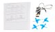 RC Drone JJRC H36 Mini 2.4GHz 4CH 6 Axis Blue