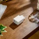 Tīkla lādētājs Oppo OSAB4CB4AE 45W GaN USB-A un USB-C, balts