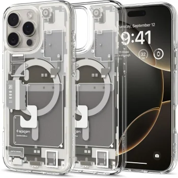 Spigen Ultra Hybrid Mag case with MagSafe Zero One  iPhone 16 Pro Max - titanium