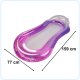 BESTWAY 43103 Inflatable Floating Mattress with Mesh Bottom Purple, 159 cm