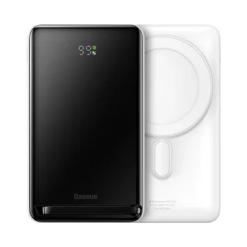 Baseus Magnetic Bracket Powerbank с беспроводной зарядкой MagSafe 10000мАч 20W Overseas Edition...