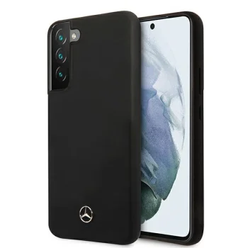 Чехол Mercedes Silicone Line для Samsung Galaxy S22+ Black