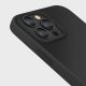 Apple Iphone 13 Pro Max 6,7\" Uniq Etui Lino Hue Case Cover, Black | Telefona Maciņš Vāks Apvalks Bampers