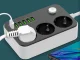 Pagarinātājs ar 6 USB portiem un 3 ligzdām, 2m vads