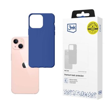 Phone Case Cover iPhone 14 from the 3mk Matt Case series - blue