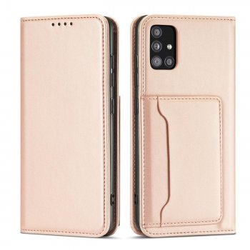 Samsung Galaxy A13 5G (SM-A136) Magnet Card Pouch Wallet Book Case Cover, Pink | Telefona Vāciņš Maciņš Apvalks...