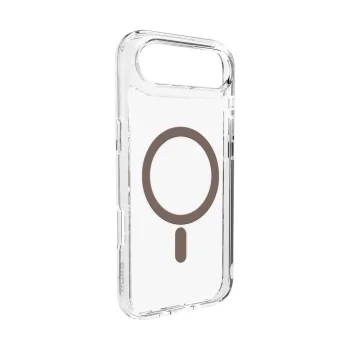 Puro iPhone 17 Air vāciņš Lite Mag, caurspīdīgs ar brūnu gredzenu