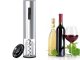 Electric Automatic Rechargeable Corkscrew with Foil Cutter / Wine Opener Accessory Set, Silver