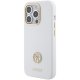 Guess Silicone Logo Strass 4G case for iPhone 15 Pro Max - white