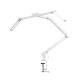 Glow L03 Bezēnu galda lampa manikīram ar regulējamu galvu, 24W, balta