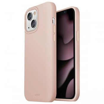 Apple Iphone 13 6,1" Uniq Etui Lino Hue Magsafe Case Cover, Pink | Чехол Кейс Бампер Обложка...