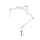 Glow L03 Bezēnu galda lampa manikīram ar regulējamu galvu, 24W, balta
