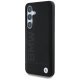 Чехол BMW Leather Big Wordmark для Samsung Galaxy S25 черный