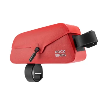 Ūdensizturīga velosipēda rāmja soma Rockbros 30120122004 0.9L, sarkana