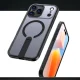Samsung Galaxy S25 FE bruņu ietvars Hybrid Armor X ar statīvu un MagSafe, melns