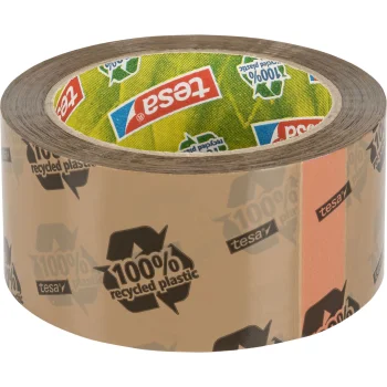 Упаковочная лента Tesa tesapack Eco & Strong, 50 мм x 66 м, коричневая