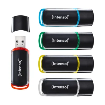 USB-флешка Intenso Business Line 16 ГБ USB 2.0, 5 шт., разноцветная