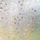 Decorative Self-Adhesive Window Film with Stained Glass Effect, Transparent