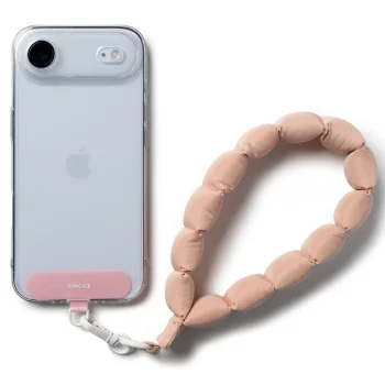 Ringke Holder & Puffer plaukstas locītavas siksniņa tālrunim, Pink