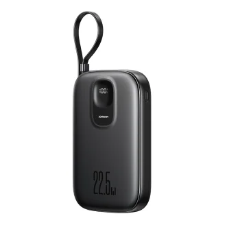 Joyroom JR-PBF17 22.5W 10000мАч Powerbank с встроенным USB-C кабелем + 25см USB-C кабель -...