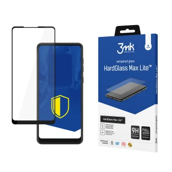 Защитное стекло 3mk HardGlass Max Lite для Samsung Galaxy A21s, черное