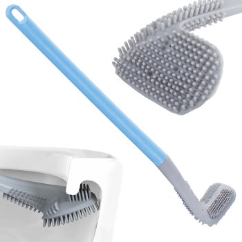 Silikona Tualetes Mazgāšanas Birste, zils | Silicone Toilet Brush