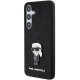 Karl Lagerfeld Glitter Ikonik Logo vāciņš Samsung Galaxy S24+ Melns