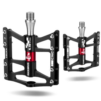 Rockbros JT410 Velosipēda Pedāļi ar 4 Gultņiem, Melni