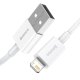 Baseus Superior USB to Apple iPhone Lightning Data Charging Cable 2.4A, 0.25m, White | Провод для...