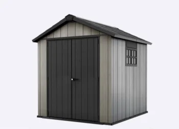 Keter OAKLAND 757 Tool Shed (229 x 223.5 x 242 cm), Brownish Gray Anthracite