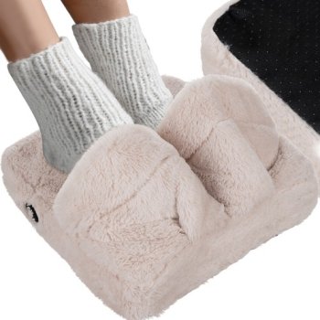 Массажер для ног, тёплые массажные тапочки 24752 | Foot Massager