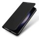 Dux Ducis Samsung Galaxy S24+ atverams vāciņš maciņš grāmatiņa Skin Pro, melns