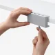 USB-C хаб Orico MH4PC с креплением-зажимом, 3x USB-A / 1x USB-C, серебристый