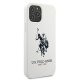 Apple iPhone 12 / 12 Pro 6.1\'\' US Polo Silicone Collection Case Cover (USHCP12MSLHRWH), White | Telefona Maciņš...