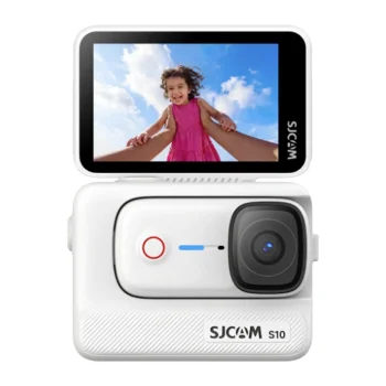 Asa sižeta kamera SJCAM S10 64GB 4K ar Boost Pod moduli, balta