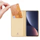 Atverams vāciņš Dux Ducis Skin Pro priekš Xiaomi 13 Pro ar statīva funkciju un kartes kabatu, zelta