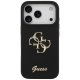 Guess iPhone 17 Pro Case Silicone Big 4G Script, Black